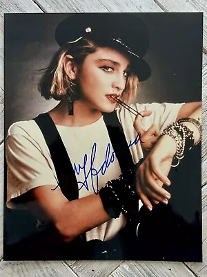 Unique Vintage Early 1980s Madonna Autograph On Press Photo • $249.99