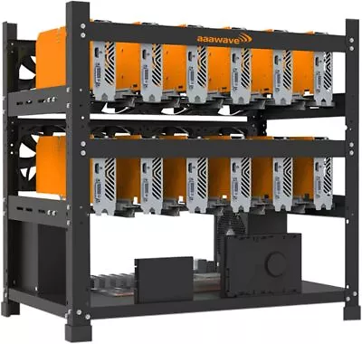 AAAwave The Sluice V2 12GPU Open Frame Mining Rig Frame Chassis • $49.99