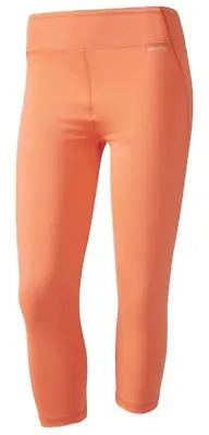 Adidas Activewear 3 Quarter Leggings Womens Size UK Small (8-10) Orange #Ref156 • £10