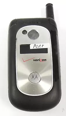 Motorola V325 - Black And Silver ( Verizon ) Rare Cellular Flip Phone • $8.49