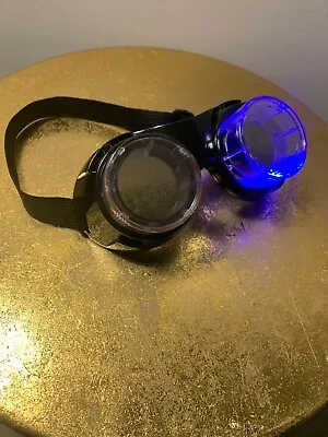 Led Light Steam Punk Goggles Halloween New Years Eve Quantity Available Light Up • $7