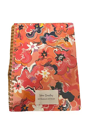 Vera Bradley~Rosa Agate~Mini Notebook W/Pocket~160 College Ruled Pages • $15.99