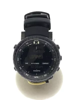 SUUNTO Core All Black SS014279010 Men's Watch Outdoor Sports Camping Used • $95.89