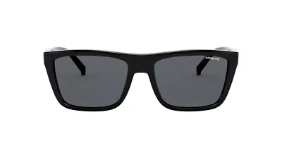 Arnette Men's Sunglasses AN4262 41/87 Black Square Dark Gray Non-Polarized 55mm • $44.40