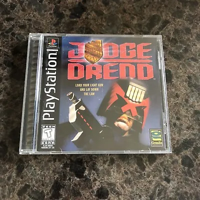 Judge Dredd Complete & Tested CIB (Sony PlayStation 1 PS1 1998) • $35