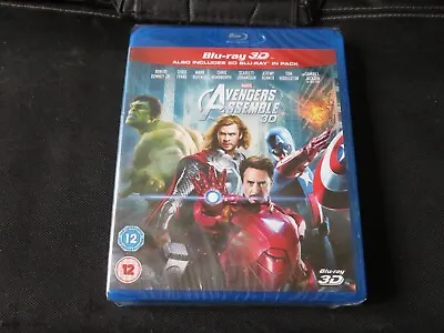 Marvel Avengers Assemble (NEW SEALED 2 DISC BLU-RAY SET 3D + 2D DISCS 2012) • £5.79