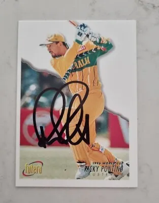 Ricky Ponting Signed World Cup 96 Signed Select Cricket Card • $34.90