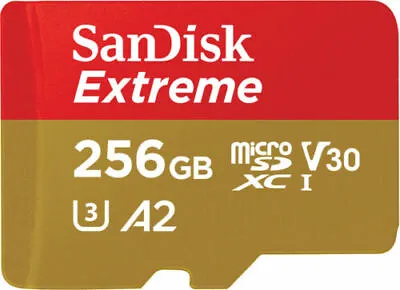 £27.99 • Buy Sandisk 256GB Extreme Micro SD XC 4K Class 10 Card 190MB/s For Nintendo Switch