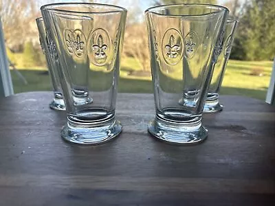 La Rochere Fleur De Lis Double 5.25” Old Fashioned Glass Set Of 4 • $49.48