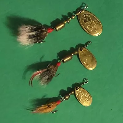 Set Of 3 Vintage MEPPS AGILA #0 - #1 - #2 Fishing Lures MADE IN FRANCE • $18.95