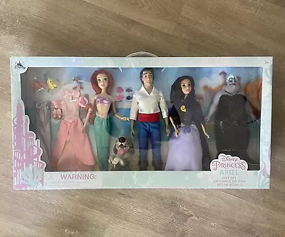 Disney Store Ariel  Doll Gift Set Deluxe VANESSA URSULA Little Mermaid Max • $383.82