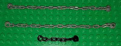 Lego Lot Of 3 Chain 2 Dark Bluish Gray And 1 Black • $2