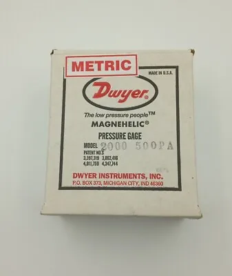 New Unused Dwyer Series 2010 Magnehelic Pressure Gage Gauge Model 2010C 0-10  • $41.97