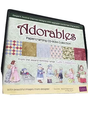 £2.99 • Buy Adorables Papercrafting CD-ROM Collection Cute Crafters Companions Craft Xmas
