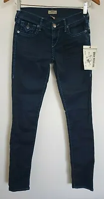 True Religion Casey Low Rise Super Skinny Jeans Size 23 New Irregular  • $29.25