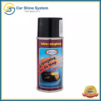 Car Black Smoke Lense Spray Paint Tint Headlamp Headlight Or Indicator Tinting • £9.69