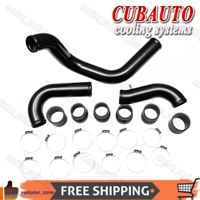 Turbo Intercooler Piping Kit For 2005-2014 Nissan D40 Navara 2.5L Black Pipe • $184.95