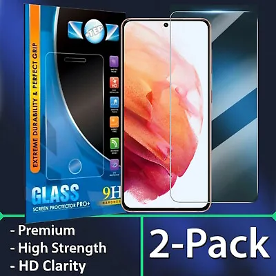 For Samsung Galaxy S10 S20 S21 S22 S23 Plus FE Tempered Glass Screen Protector • £1.99