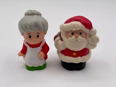 Fisher Price Little People Santa Toy Bag Mrs. Claus Christmas Holiday North Pole • $6.99