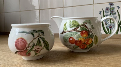 £4 • Buy Portmeirion Pamona Milk Jug & Sugar Bowl Set