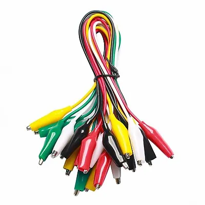 Test Leads Set Jumper Wire With Alligator Clips 10-pc.multi Color Set  • $6.99