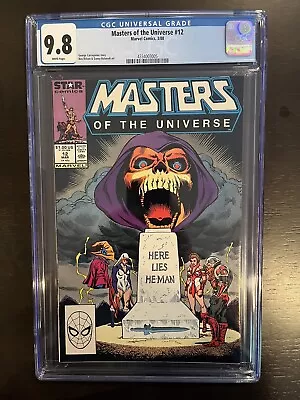 Masters Of The Universe 12  CGC 9.8 1987 Marvel Death Of He-Man • $350