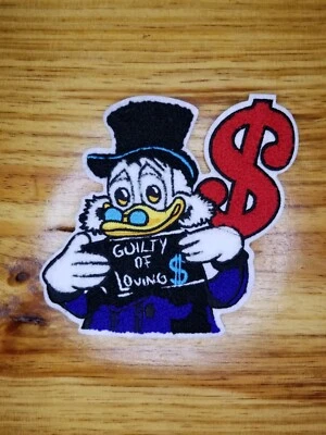 $11 • Buy Beautiful 5x5 McDuck Chenille And Embroidered Iron On Patch, No Sewing Needed