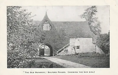 SALFORD PRIORS THE OLD NUNNERY Warwickshire - Vintage POSTCARD • £3.97