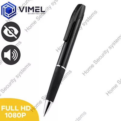 Pen Camera Professional Body Security Cam Vimel Cam Wearable Pocket 1080P Pencam • $119