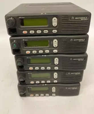 Lot Of 5 Motorola MCS2000 Two-Way Mobile Radios Tested For Power • $99.99