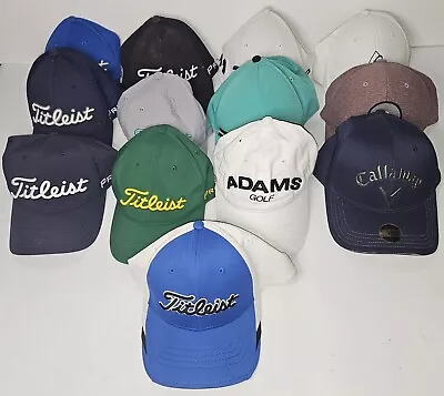13 Golf Hats Lot Titleist-callaway-taylormade-adamsgolf-travismathew  • $109
