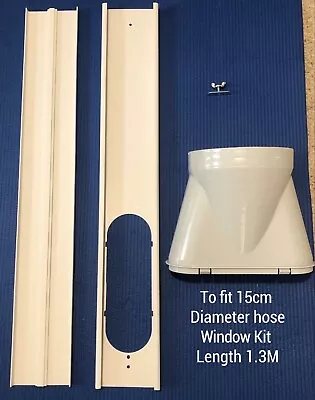 $41.49 • Buy Window Kit Portable Air Conditioner Parts Outlet Adaptor 15cm Gob+ Plate 130cm