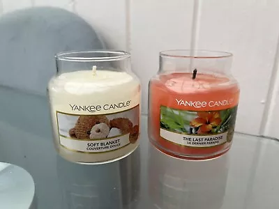 Yankee Candle Small Jars X2 Soft Blanket And Last Paradise • £4