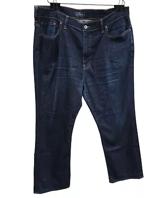 Lucky Brand Men's 181 Relaxed Straight Blue Jeans  44x32 • $12.98