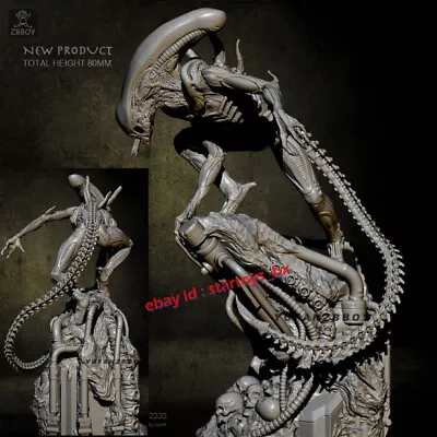 ALIEN Unpainted 80mm H Resin Model Kit Unassembled Garage Kit GK Figure Model • $47.80