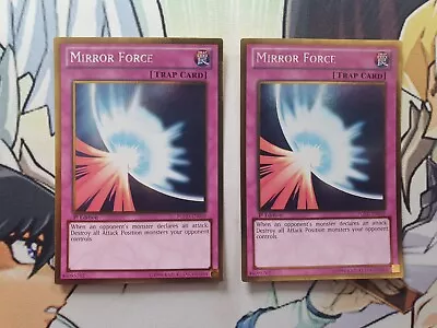 Mirror Force X2 PGLD-EN059 Gold Rare 1st Edition NM Condition • £7