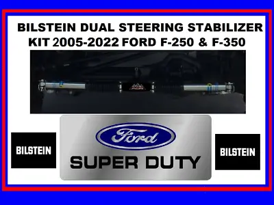 Bilstein 5100 Dual Steering Stabilizers For 05-22 Ford F-250 F-350 Super Duty  • $344.99