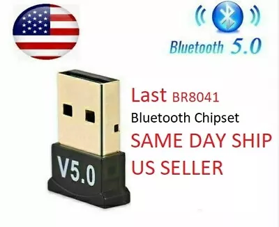 NEW USB Bluetooth 5.0 & 4.0 Wireless Audio Music Stereo Adapter Receiver USA LOT • $1.91