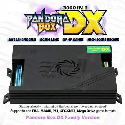 Original Pandora Box DX 2567 In 1 Family Version Board Support 4P Game 3D Tekken • £57.60