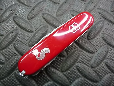 Vintage Victorinox Red Fisherman Swiss Army Knife Multi Tool! • $49.95