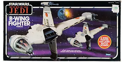1984 Vintage SEALED STAR WARS Return Of The Jedi - B-Wing Fighter Vehicle KENNER • $1453.05