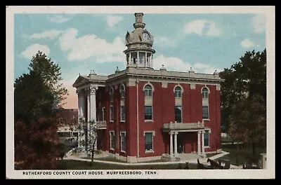 MURFREESBORO TENNESSEE 1859 RUTHERFORD COUNTY COURTHOUSE  C.T. Teich 1915-1930 • $11.99