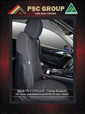 Seat Cover Mazda CX-9 Front 100% Waterproof Premium Neoprene • $227