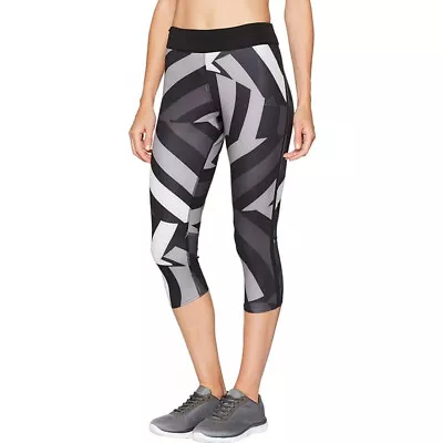 Adidas Sports 3/4 Leggings Ladies Capri Fitness Response Running Gym BK0437 XS • £16.99