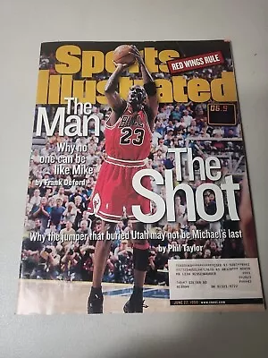 Bulls Michael Jordan June 22 1998 The Man The Shot Sports Illustrated Magazine • $12.99