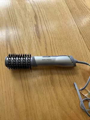 John Frieda Frizz Ease Salon Shape Ionic Hot Air Brush Silver Tested JFHA5R • $21.50