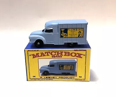 Matchbox 14c Bedford CUSTOM  Plumbing  Service   Van.  A One-of-a-Kind Custom! • $59.99