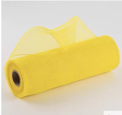 Poly Deco Mesh: Yellow 10  X 10 Yards • $10.10