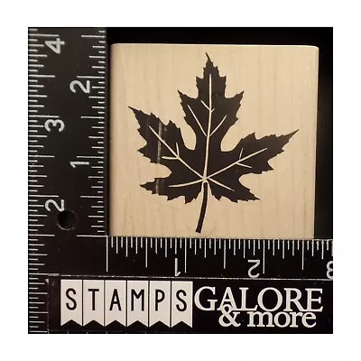 NATURE Rubber Stamps SOLID MAPLE TREE LEAVES LEAF #T16 • $3.99