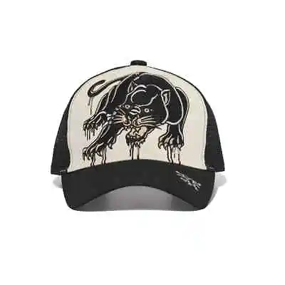 Ed Hardy By Christian Audigier Panther  Mesh Snapback Trucker Hat  One Size  • £44.62